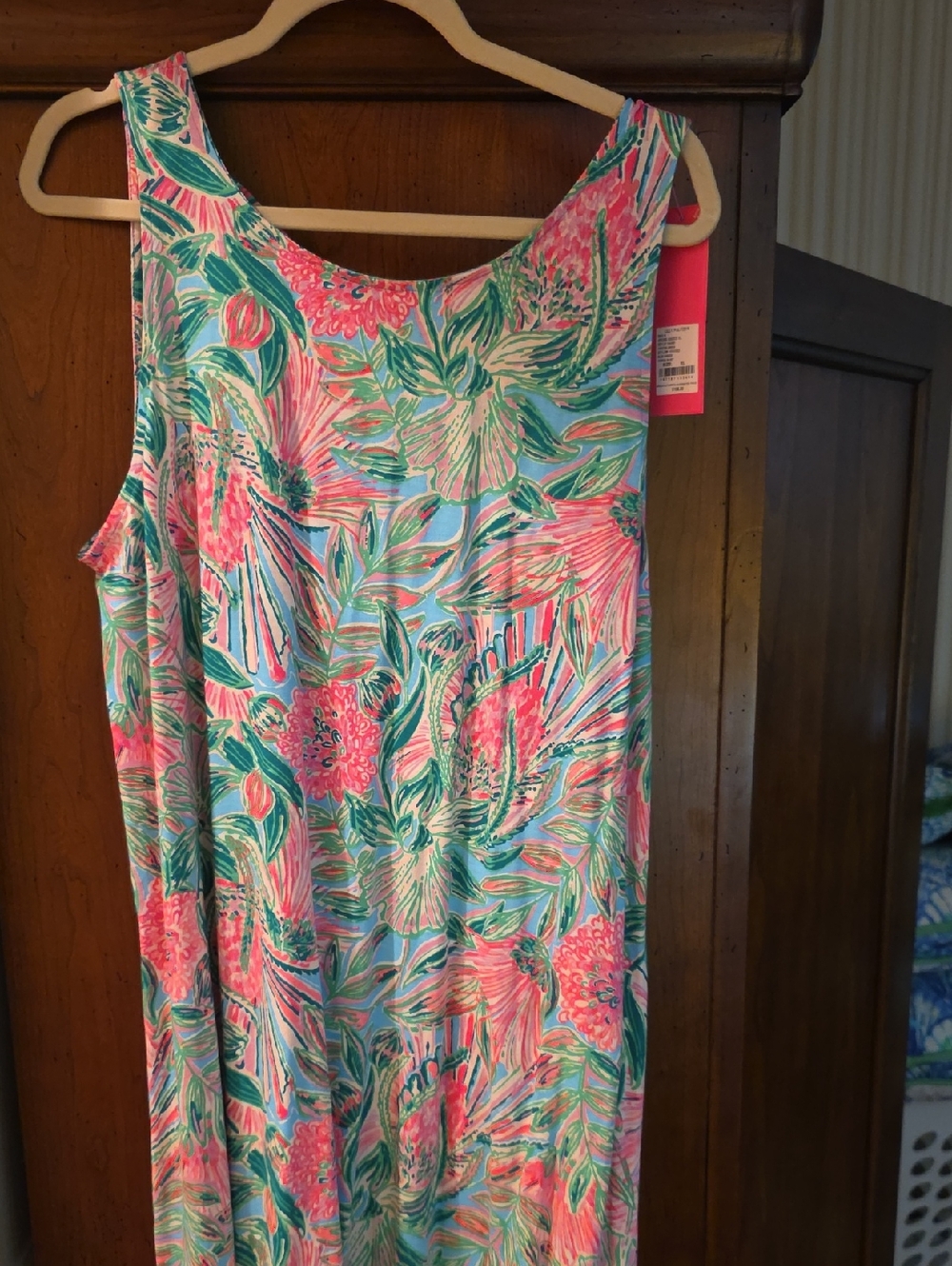 Lilly Pulitzer NWT Kristen Dress - Blue Horizon Coming In Hot XL